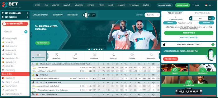 22bet Magyarországon